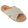image:imageThe Sak Penelope Slide Sandal  Womens Flat Fashion Slides with Soft Cushion Sole Hand Crochet Slip On Sandals For EverydayNatural