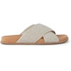 image:imageThe Sak Penelope Slide Sandal  Womens Flat Fashion Slides with Soft Cushion Sole Hand Crochet Slip On Sandals For EverydayNatural