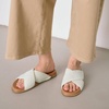 image:imageThe Sak Penelope Slide Sandal  Womens Flat Fashion Slides with Soft Cushion Sole Hand Crochet Slip On Sandals For EverydayNatural
