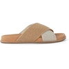 image:imageThe Sak Penelope Slide Sandal  Womens Flat Fashion Slides with Soft Cushion Sole Hand Crochet Slip On Sandals For EverydayNatural Bamboo Block