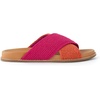 image:imageThe Sak Penelope Slide Sandal  Womens Flat Fashion Slides with Soft Cushion Sole Hand Crochet Slip On Sandals For EverydayPinkberry Cayenne Block