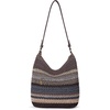 image:imageThe Sak Sequoia Hobo Bag  Hand Crochet Large Womens Purse for Everyday amp Travel  Durable Handbag amp Tote With Zipper PocketAspen Stripe