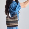 image:imageThe Sak Sequoia Hobo Bag  Hand Crochet Large Womens Purse for Everyday amp Travel  Durable Handbag amp Tote With Zipper PocketAspen Stripe