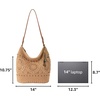 image:imageThe Sak Sequoia Hobo Bag  Hand Crochet Large Womens Purse for Everyday amp Travel  Durable Handbag amp Tote With Zipper PocketBamboo Medallion