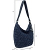 image:imageThe Sak Sequoia Hobo Bag  Hand Crochet Large Womens Purse for Everyday amp Travel  Durable Handbag amp Tote With Zipper PocketDenim Primrose Straw