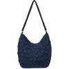 image:imageThe Sak Sequoia Hobo Bag  Hand Crochet Large Womens Purse for Everyday amp Travel  Durable Handbag amp Tote With Zipper PocketDenim Primrose Straw