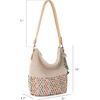 image:imageThe Sak Sequoia Hobo Bag  Hand Crochet Large Womens Purse for Everyday amp Travel  Durable Handbag amp Tote With Zipper PocketEcru Multi Bead
