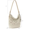 image:imageThe Sak Sequoia Hobo Bag  Hand Crochet Large Womens Purse for Everyday amp Travel  Durable Handbag amp Tote With Zipper PocketNatural Medallion