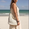 image:imageThe Sak Sequoia Hobo Bag  Hand Crochet Large Womens Purse for Everyday amp Travel  Durable Handbag amp Tote With Zipper PocketNatural Medallion