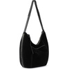 image:imageThe Sak Sequoia Hobo Bag  Premium Large Leather Womens Handbag for Everyday amp Travel  Durable Purse With Zipper PocketBlack Suede Terra Stitch