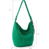 image:imageThe Sak Sequoia Hobo Bag  Premium Large Leather Womens Handbag for Everyday amp Travel  Durable Purse With Zipper PocketClover