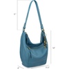 image:imageThe Sak Sequoia Hobo Bag  Premium Large Leather Womens Handbag for Everyday amp Travel  Durable Purse With Zipper PocketLagoon