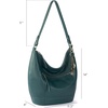 image:imageThe Sak Sequoia Hobo Bag  Premium Large Leather Womens Handbag for Everyday amp Travel  Durable Purse With Zipper PocketMarine
