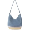 image:imageThe Sak Sequoia Hobo Bag  Premium Large Leather Womens Handbag for Everyday amp Travel  Durable Purse With Zipper PocketMaritime Espadrille