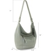 image:imageThe Sak Sequoia Hobo Bag  Premium Large Leather Womens Handbag for Everyday amp Travel  Durable Purse With Zipper PocketMeadow