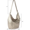 image:imageThe Sak Sequoia Hobo Bag  Premium Large Leather Womens Handbag for Everyday amp Travel  Durable Purse With Zipper PocketPyrite