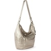 image:imageThe Sak Sequoia Hobo Bag  Premium Large Leather Womens Handbag for Everyday amp Travel  Durable Purse With Zipper PocketPyrite