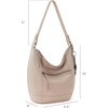 image:imageThe Sak Sequoia Hobo Bag  Premium Large Leather Womens Handbag for Everyday amp Travel  Durable Purse With Zipper PocketSand