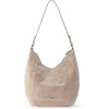 image:imageThe Sak Sequoia Hobo Bag  Premium Large Leather Womens Handbag for Everyday amp Travel  Durable Purse With Zipper PocketSand Suede