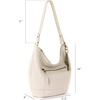 image:imageThe Sak Sequoia Hobo Bag  Premium Large Leather Womens Handbag for Everyday amp Travel  Durable Purse With Zipper PocketStone