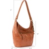 image:imageThe Sak Sequoia Hobo Bag  Premium Large Leather Womens Handbag for Everyday amp Travel  Durable Purse With Zipper PocketTobacco Floral Emboss