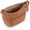 image:imageThe Sak Sequoia Hobo Bag  Premium Large Leather Womens Handbag for Everyday amp Travel  Durable Purse With Zipper PocketTobacco Floral Emboss
