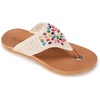 image:imageThe Sak Shana Thong Sandal in Crochet Slip On EntryEcru Bali Beads