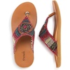 image:imageThe Sak Shana Thong Sandal in Crochet Slip On EntryGypsy Stripe With Tobacco Batik