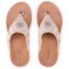 image:imageThe Sak Shana Thong Sandal in Crochet Slip On EntrySand Stripe