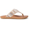 image:imageThe Sak Shana Thong Sandal in Crochet Slip On EntrySand Stripe