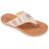 image:imageThe Sak Shana Thong Sandal in Crochet Slip On EntrySand Stripe