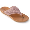 image:imageThe Sak Shana Thong Sandal in Crochet Slip On EntrySeashell Medallion