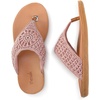 image:imageThe Sak Shana Thong Sandal in Crochet Slip On EntrySeashell Medallion