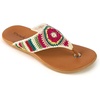 image:imageThe Sak Shana Thong Sandal in Crochet Slip On EntrySeashore Stripe With Boho Wanderlust