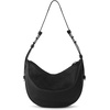 image:imageThe Sak Tess Crescent Shoulder Bag  Premium Womens Handbag for Everyday amp Travel  Adjustable Strap with Zipper ClosureBlack