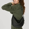 image:imageThe Sak Tess Crescent Shoulder Bag  Premium Womens Handbag for Everyday amp Travel  Adjustable Strap with Zipper ClosureBlack