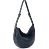 image:imageThe Sak Tess Crescent Shoulder Bag  Premium Womens Handbag for Everyday amp Travel  Adjustable Strap with Zipper ClosureIndigo