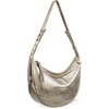 image:imageThe Sak Tess Crescent Shoulder Bag  Premium Womens Handbag for Everyday amp Travel  Adjustable Strap with Zipper ClosurePyrite