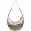 image:imageThe Sak Tess Crescent Shoulder Bag  Premium Womens Handbag for Everyday amp Travel  Adjustable Strap with Zipper ClosurePyrite