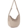 image:imageThe Sak Tess Crescent Shoulder Bag  Premium Womens Handbag for Everyday amp Travel  Adjustable Strap with Zipper ClosureSand