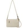 image:imageThe Sak Vita Small Crochet Wristlet Purse  Hand Crochet Womens Clutch for Everyday amp Travel  Mini Handbag With Card Slots Zipper Closure amp Pockets  Natural Strawberries