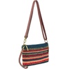 image:imageThe Sak Vita Small Crochet Wristlet Purse  Hand Crochet Womens Clutch for Everyday amp Travel  Mini Handbag With Card Slots Zipper Closure amp Pockets  Woodland Stripe
