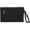 image:imageThe Sak Vita Small Crochet Wristlet PurseBlack