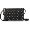 image:imageThe Sak Vita Small Crochet Wristlet PurseBlack Silver Stud
