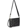 image:imageThe Sak Vita Small Crochet Wristlet PurseBlack Silver Stud
