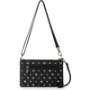 image:imageThe Sak Vita Small Crochet Wristlet PurseBlack Silver Stud