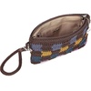 image:imageThe Sak Vita Small Crochet Wristlet PurseBrown Check