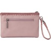 image:imageThe Sak Vita Small Crochet Wristlet PurseRosewood  Leather