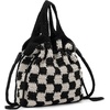 image:imageThe Sak Womens Glenna Drawstring Mini CrossbodyBlack Check