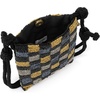 image:imageThe Sak Womens Josie Mini CrossbodyDark Metallic Check Bead